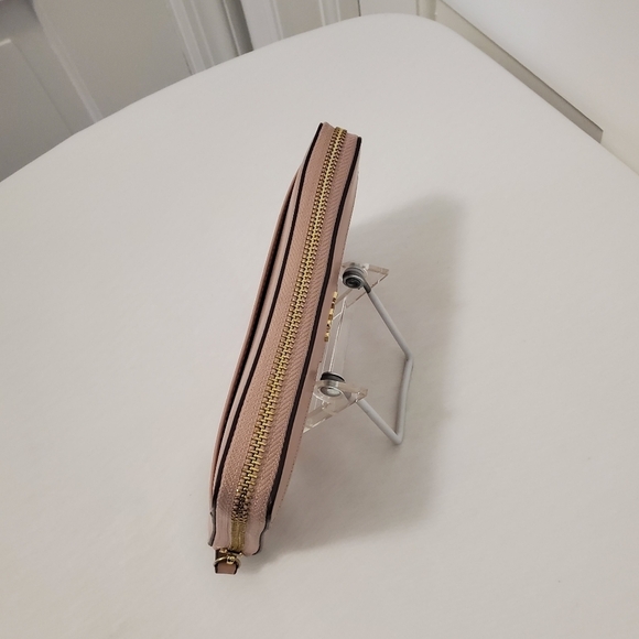 LODIS Mauve in Color Leather Zip Close Wallet, Classic - Picture 3 of 9